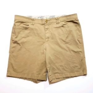 Womens Lee Riders Tan Stretch Shorts